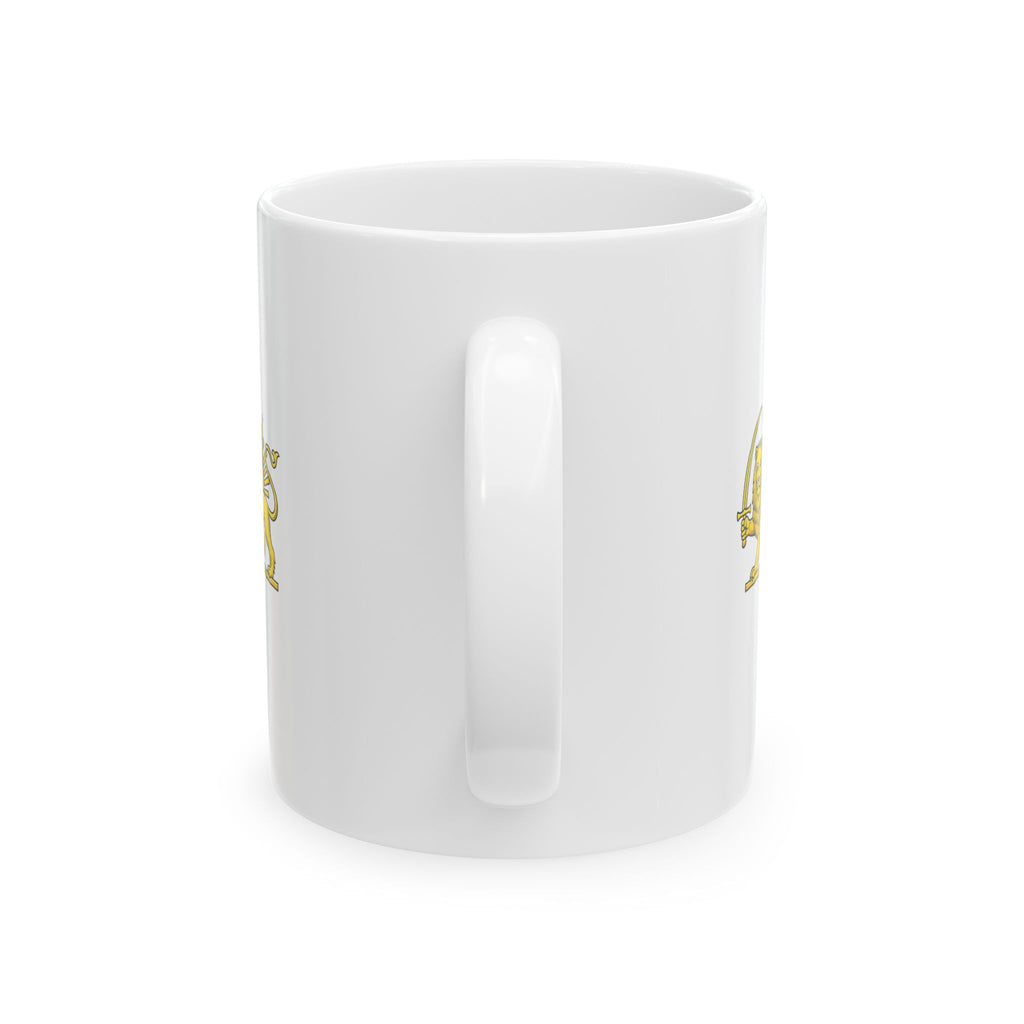 Lion & Sun Ceramic Coffee Cup (11oz)