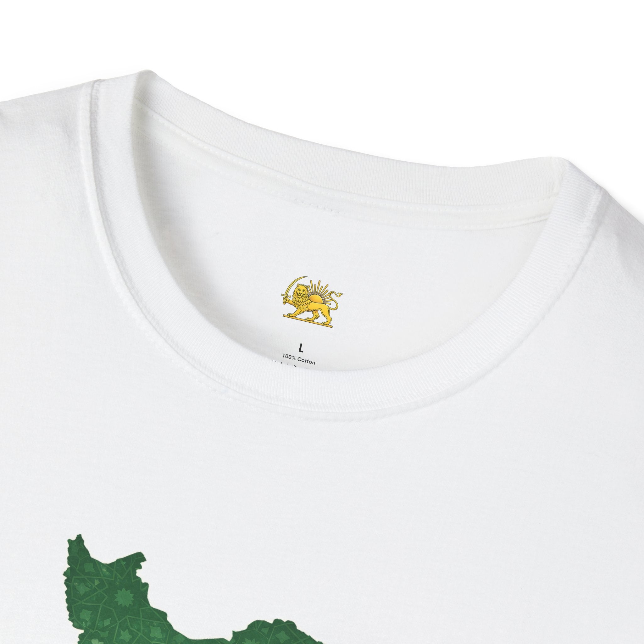 Lion & Sun on Map Unisex T-Shirt