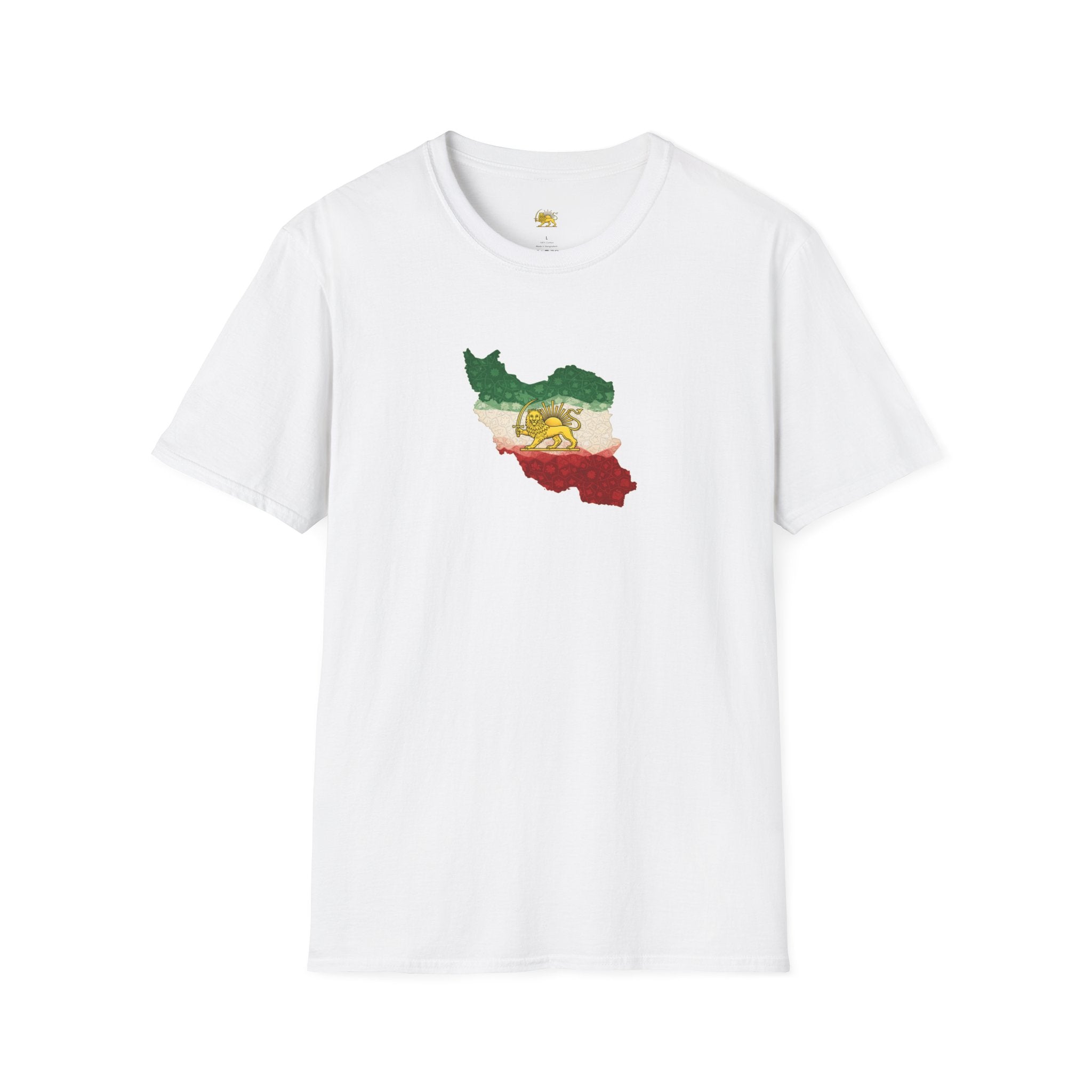 Lion & Sun on Map Unisex T-Shirt