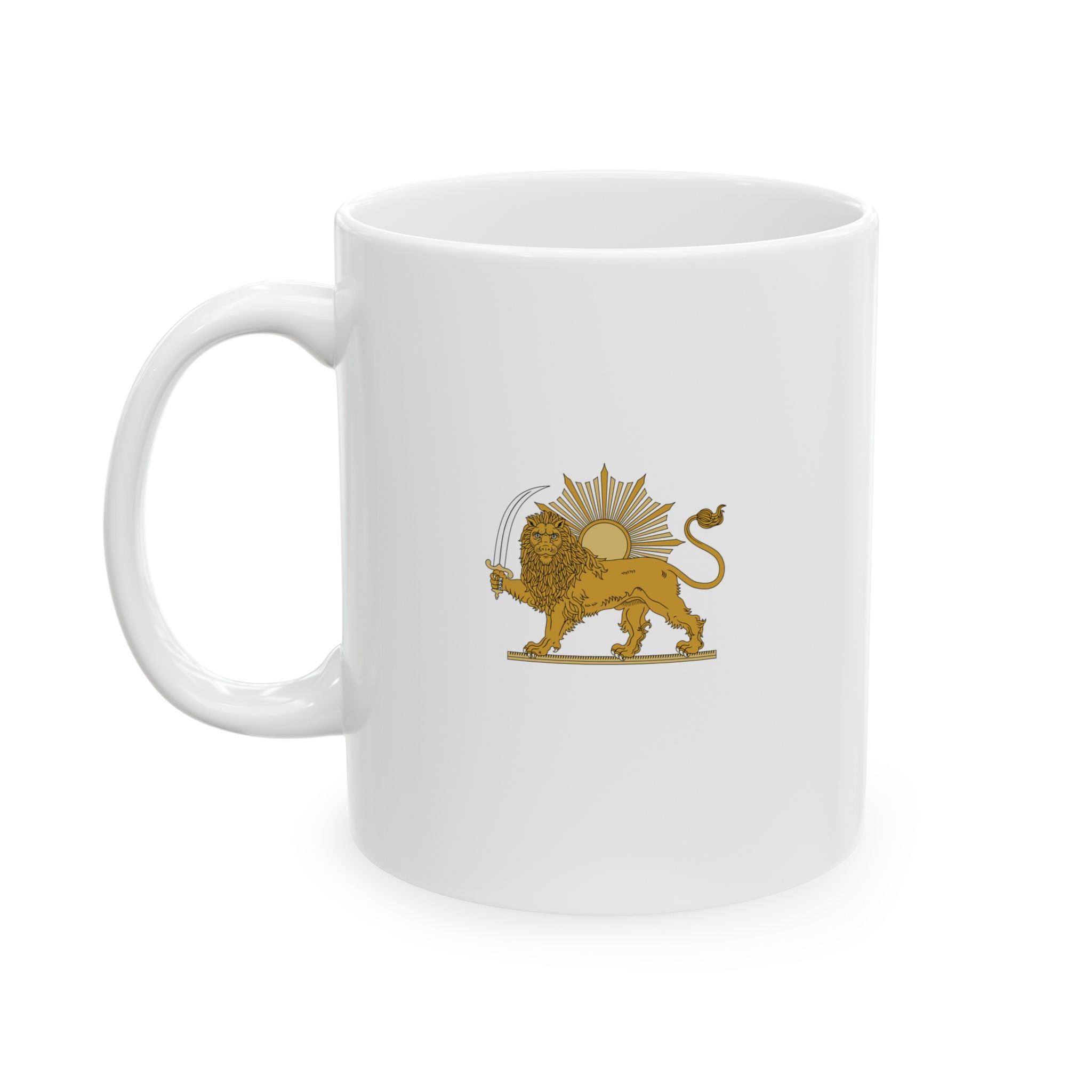 Sun and Lion Ceramic Coffee Cup (11oz & 15oz)